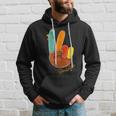 Peace Sign Turkey Hand Cool Thanksgiving Hippie Men Hoodie Gifts for Him