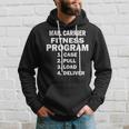 Postal Worker Mail Carrier Fitness Program Hoodie Gifts for Him
