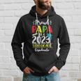 Funny Proud Papa Of A Class Of 2023 5Th Grade Graduate Hoodie Gifts for Him