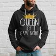 Queen Of Game Night Card Games Boardgame Winner Crown Hoodie Gifts for Him