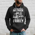 Funny Trucker Gifts Men Truck Driver Husband Semi Trailer Hoodie Gifts for Him