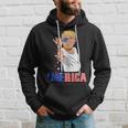 Funny Trump Salt Merica Freedom 4Th Of July Gifts Hoodie Gifts for Him