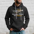 Funny Trumpet Gift Trumpeter Musician Music Hoodie Gifts for Him