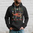 Ugly Xmas Sweater Animals Lights Christmas Lobster Hoodie Gifts for Him