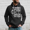 Funny Welding Designs For Men Dad Metal Workers Blacksmith Hoodie Gifts for Him