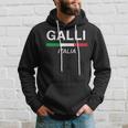 Galli Italian Name Italy Flag Italia Family Surname Hoodie Gifts for Him