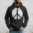 Ghost Peace Sign Hoodie Gifts for Him