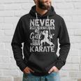 Girls Gift Never Underestimate A Girl Who Knows Karate Karate Funny Gifts Hoodie Gifts for Him
