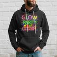 Glow Party Squad Cousin Paint Splatter Glow Party Matching Hoodie Gifts for Him