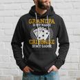 Grandpa Is My Name Cribbage Is My Game - Crib Funny Gift Hoodie Gifts for Him