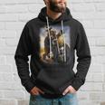 Grizzly Bear Riding Chopper Motorcycle Hoodie Gifts for Him