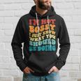 Groovy Not Bossy I Just Know What You Should Be Doing Funny Hoodie Gifts for Him