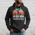 Gym Never Underestimate An Old Man Who Loves Weightlifting Gift For Mens Hoodie Gifts for Him