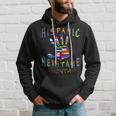 Hand National Hispanic Heritage Month All Countries Flag Hoodie Gifts for Him