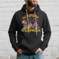 Happy Halloween Three Gnomes Skeleton Zombie Trick Or Treat Hoodie Gifts for Him