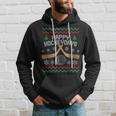 Happy Hockeyday Ice Hockey Boys Christmas Ugly Sweater Hoodie Gifts for Him