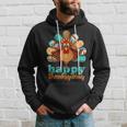 Happy Thanksgiving Turkey Day Leopard Holiday Hoodie Gifts for Him