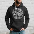 Have The Day You Deserve Peace Sign Skeleton Motivational Hoodie Gifts for Him