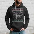 Helicopter Ugly Christmas Sweater Heli Pilot Hoodie Gifts for Him