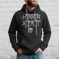 Horror Addict Gothic Skull Horror Hoodie Gifts for Him