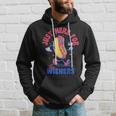 Hot Dog Im Just Here For The Wieners Funny Fourth Of July Hoodie Gifts for Him