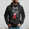 Well Hung Dirty Santa Xmas Adult Humor Ugly Hoodie Gifts for Him