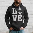 I Love Anchors - Anchor Nautical Boat Beach Ocean Lover Hoodie Gifts for Him