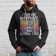 I Love One Woman And Several Cars Muscle Car Cars Funny Gifts Hoodie Gifts for Him