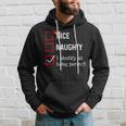 Identify As Perfect Naughty Nice List Christmas Hoodie Gifts for Him