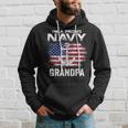 Im A Proud Navy Grandpa With American Flag Gift Veteran Hoodie Gifts for Him