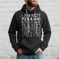 I'm Not Yelling This Is My Band Director Voice Hoodie Gifts for Him