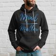 Inspirational Motivational Gym Quote Mind Over Matter Hoodie Gifts for Him