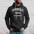 Irwindale California Ca Vintage State Athletic Style Hoodie Gifts for Him