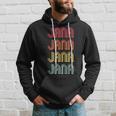 Jana Gift Name Personalized Retro Vintage 80S 90S Birthday Hoodie Gifts for Him