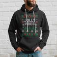 Jolly Vibes Ugly Sweater Jolly Christmas Happy Holidays Hoodie Gifts for Him