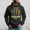 Junenth 1865 Black History African American Freedom Hoodie Gifts for Him