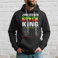 Junenth Black King Nutritional Facts Dad Boys Fathers Day Hoodie Gifts for Him