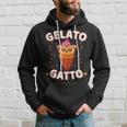 Kawaii Ice Cream Cat Cute Italian Gelato Gatto Sprinkles Hoodie Gifts for Him
