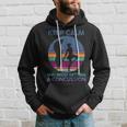 Keep Calm And Avoid Getting A Concussion Retro Color Guard Hoodie Gifts for Him