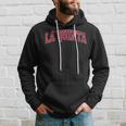 La Quinta California Ca Vintage Sports Red Hoodie Gifts for Him