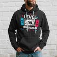 Level 8 Unlocked Gamer 8Th Birthday Video Game Lovers Hoodie Gifts for Him
