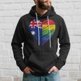 Lgbtq Australia Gay Pride Heart For Gay Lesbian Love Lgbt Hoodie Gifts for Him
