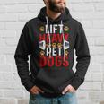 Lift Heavy Pet Dogs Bodybuilding Weight Training Gym 1 Hoodie Gifts for Him