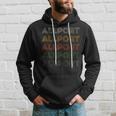 Love Heart Allport Grunge Vintage Style Black Allport Hoodie Gifts for Him