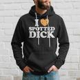 Love Spotted Dick Funny British Currant Pudding Custard Food Hoodie Gifts for Him