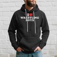 I Love Wrestling Boys Hoodie Gifts for Him