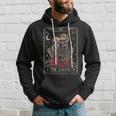 The Lovers Vintage Tarot Card Astrology Skull Horror Occult Astrology Hoodie Gifts for Him
