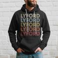 Lyford Texas Lyford Tx Retro Vintage Text Hoodie Gifts for Him