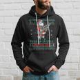Machine Santa Claus Gun Lover Ugly Christmas Sweater Hoodie Gifts for Him