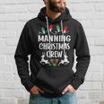 Manning Name Gift Christmas Crew Manning Hoodie Gifts for Him